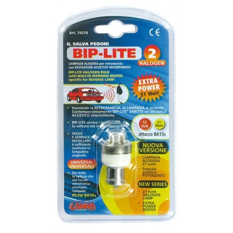Bip-Lite II Lampadina retromarcia con avvisatore acustico 12V 21W