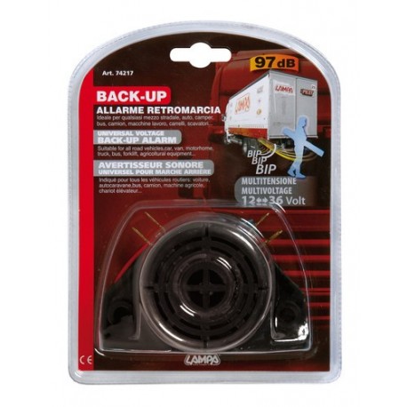 Back-Up allarme retromarcia multitensione 12-24-36V