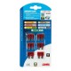 Smart Led set 6 fusibili lamellari con spia a led 12/32V - 10A