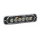 Luce strobo multifunzione a 6 Led 12/24V - Arancio