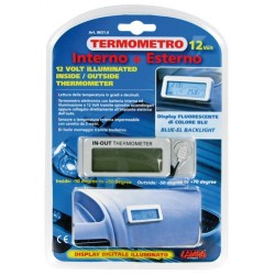 Termometro interno/esterno - 12/24V