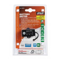 Indicatore di carica a Led per batteria 12/24V
