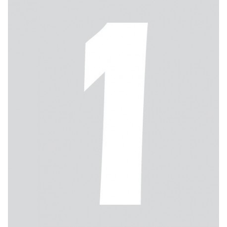 Spell-It Numero adesivo 140x65 mm - bianco - 1