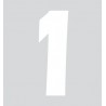 Spell-It Numero adesivo 140x65 mm - bianco - 1