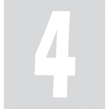 Spell-It Numero adesivo 140x65 mm - bianco - 4