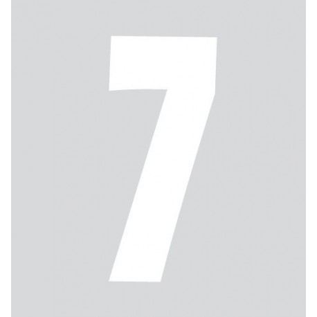 Spell-It Numero adesivo 140x65 mm - bianco - 7