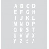 Spell-It Lettere adesive 15x10 mm - bianco - A-Z kit