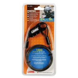 Portex lucchetto antifurto con cavo di sicurezza - 150 cm