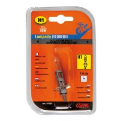 12V Lampada alogena - H1 - 55W - P14.5s - 1 pezzo in blister