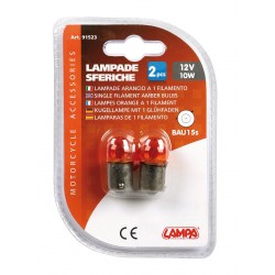 12V Lampada sferica - RY10W - 10W - BAU15s - Arancio
