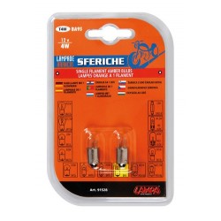 12V Lampada micro - T4W - 4W - BA9s - 2 pz in blister