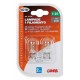 12V Lampada zoccolo vetro - W21W - 21W - W3x16d - 2 pz in blister