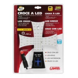 Croce a Led 24V - blu