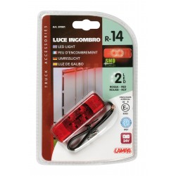 Luce ingombro a 2 Led 24V - rosso