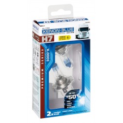 24V Lampada alogena Xenon Blue +50% luce - H7 - 70W - PX26d - 2 pz - Scatola