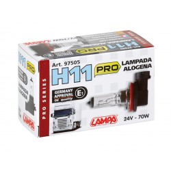 24V Lampada alogena Pro - H11 - 70W - PGJ19-2 - 1 pezzo - Scatola