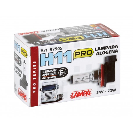 24V Lampada alogena Pro - H11 - 70W - PGJ19-2 - 1 pezzo - Scatola