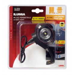 Ilumia luce perimetrale a 2 Led 24V - Attacco L - Destra