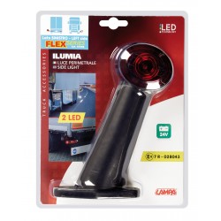 Ilumia luce perimetrale a 2 Led 24V - 60 - Flex - Sinistra