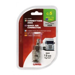 C-5 connettore aria spinotto Italia - innesto Asia