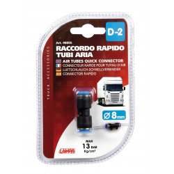 D-2 raccordo tubi aria - diametro 8 mm