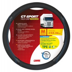 GT-Sport coprivolante in TPE - M - diametro 44 - 46 cm - nero - blu