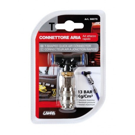 Connettore aria ad attacco rapido - diametro 6 mm