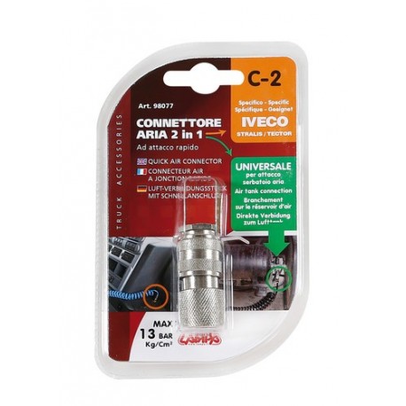 Connettore aria ad attacco rapido 2 in 1 - Iveco Stralis Tector