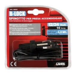 B-Lock Spinotto per presa accendisigari con funzione di bloccaggio - 12/24V