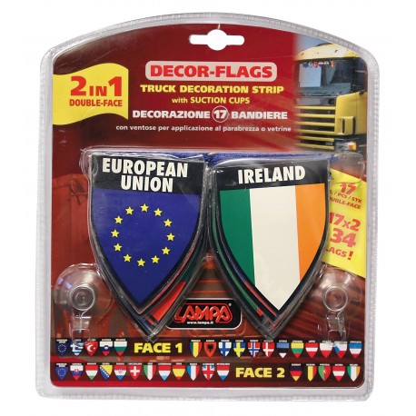 Decor-Flags 2 in1 - Set 4 - 17x2 bandiere