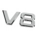 Emblemi motore 3D cromati - 92x165 mm - V8