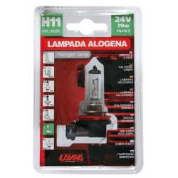 24V Lampada alogena - H11 - 70W - PGJ19-2 - 1 pezzo in blister