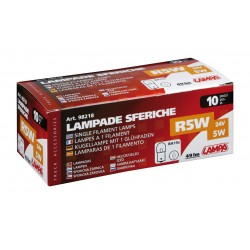24V Lampada sferica - R5W - 5W - BA15s - 10 pz - Scatola
