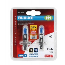24V Lampada alogena Blu-Xe - H1 - 70W - P14.5s - 2 pz in blister