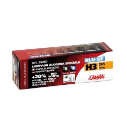 24V Lampada alogena Blu-Xe - H3 - 70W - PK22s - 1 pezzo - Scatola