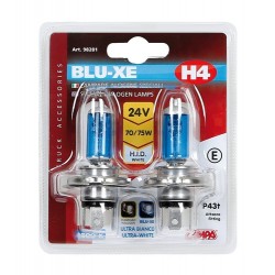 24V Lampada alogena Blu-Xe - H4 - 70/75W - P43t - 2 pz in blister