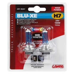 24V Lampada alogena Blu-Xe - H7 - 100W - PX26d - 2 pz in blister