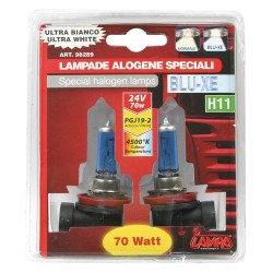 24V Lampada alogena Blu-Xe - H11 - 70W - PGJ19-2 - 2 pz in blister