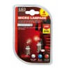24V Micro lampada 4 Led - T4W - BA9s - bianco