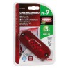 Luce perimetrale a 5 led con catarifrangente 24V - rosso