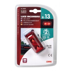 Luce ingombro a 2 Led 24V - rosso