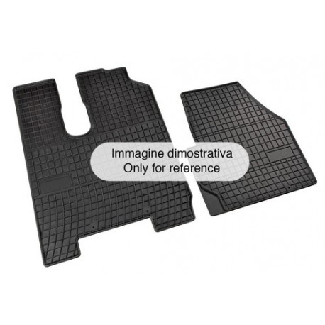 Set tappeti su misura in gomma