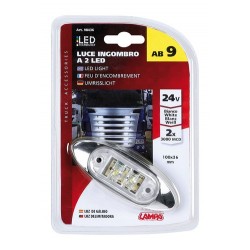 Luce ingombro a 2 Led 24V - bianco