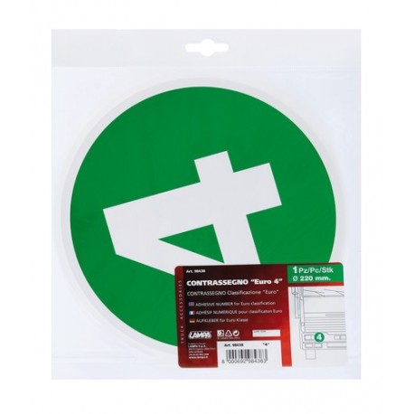 Contrassegno adesivo classificazione euro - 4
