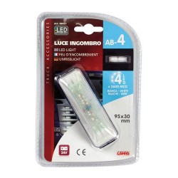 Luce ingombro a 4 Led 24V - bianco