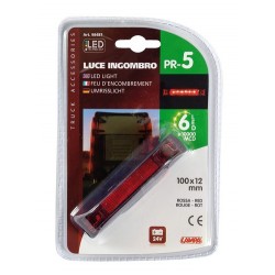 Luce ingombro a 6 Led 24V - rosso