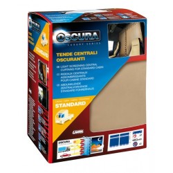 Oscura tende centrali per camion cabina standard - beige