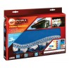 Oscura fascia parasole per camion - blu