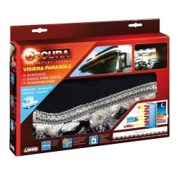Oscura fascia parasole per camion - nero