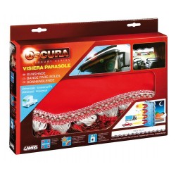Oscura fascia parasole per camion - rosso
